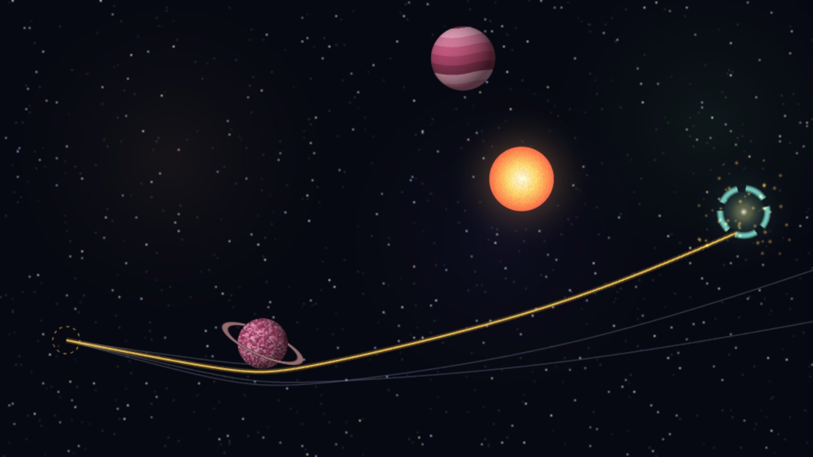 Starskip — Gravity trick-shot golf: fling a star through tiny solar systems in the fewest flicks.